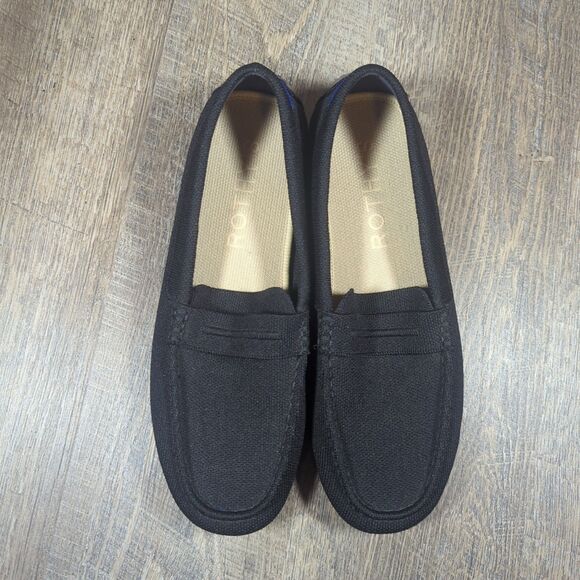 Rothy's The Driver Black Slip On Driving Loafer Shoes Women's Size 10 - Picture 5 of 14